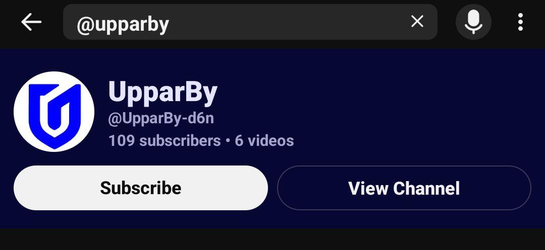 UpparBy চ্যানেল সাবস্ক্রাই করুন